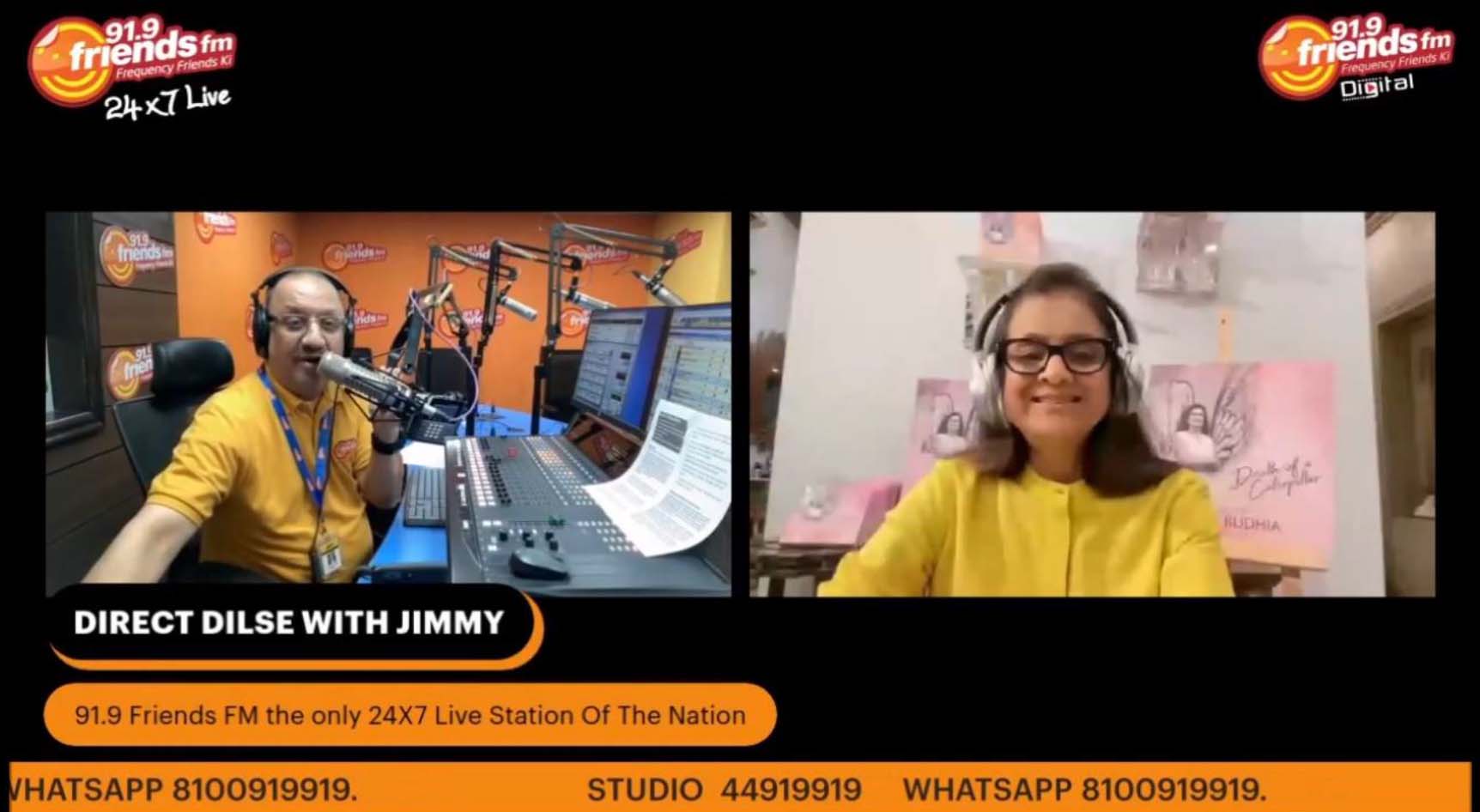 In Conversation with Jimmy- Live on 91.9 Friends FM